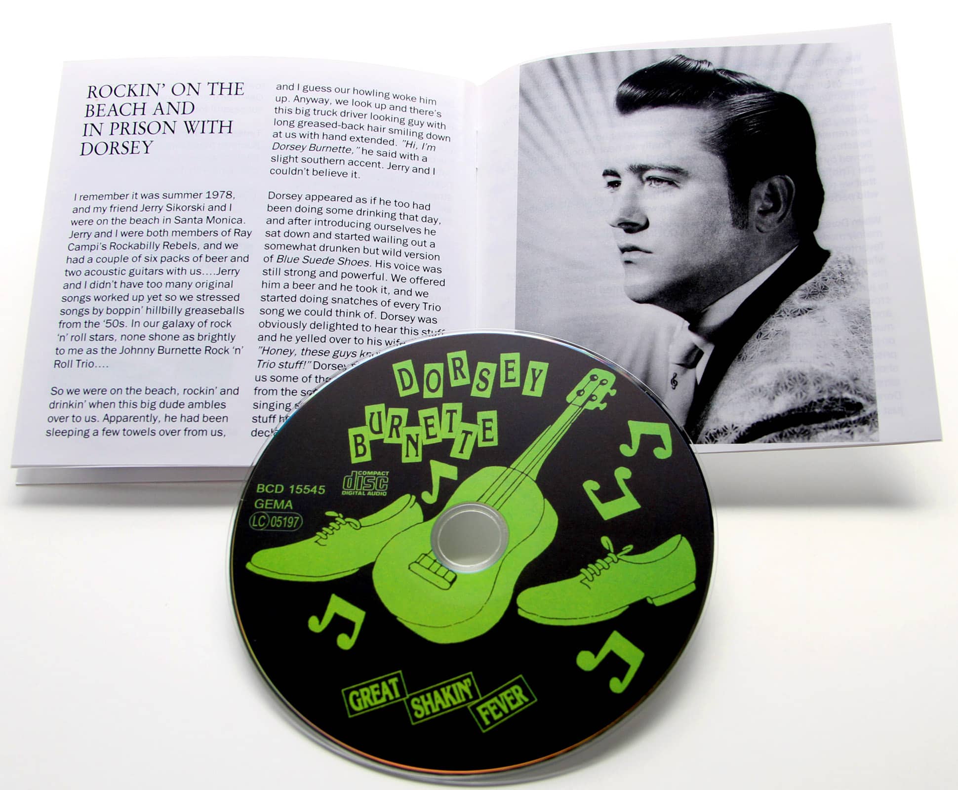 Dorsey Burnette CD: Great Shakin' Fever (CD) - Bear Family Records