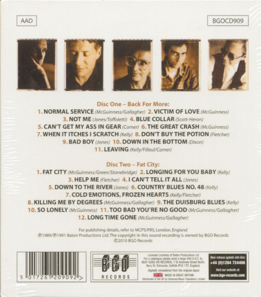Back For More - Fat City (2-CD)