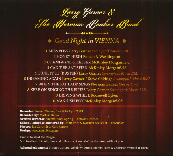 Good Night In VIENNA (CD)
