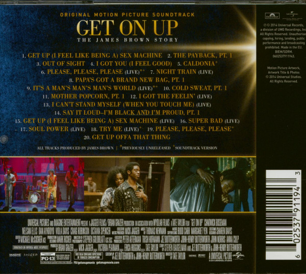 Get On Up - The James Brown Story (CD)