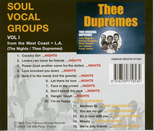 Soul Vocal Groups
