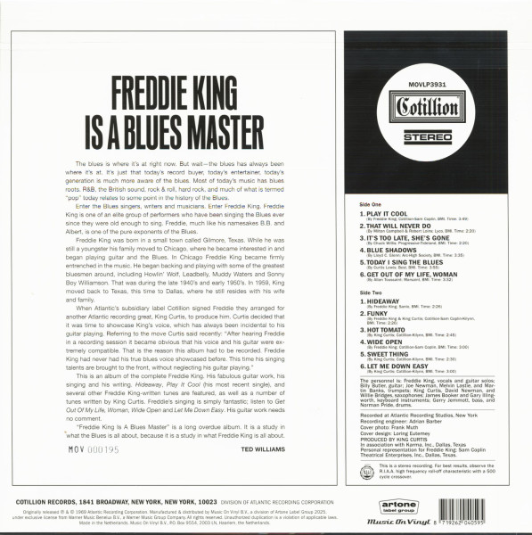 Freddie King Is A Blues Master (LP, 180g colored Vinyl, Ltd.)