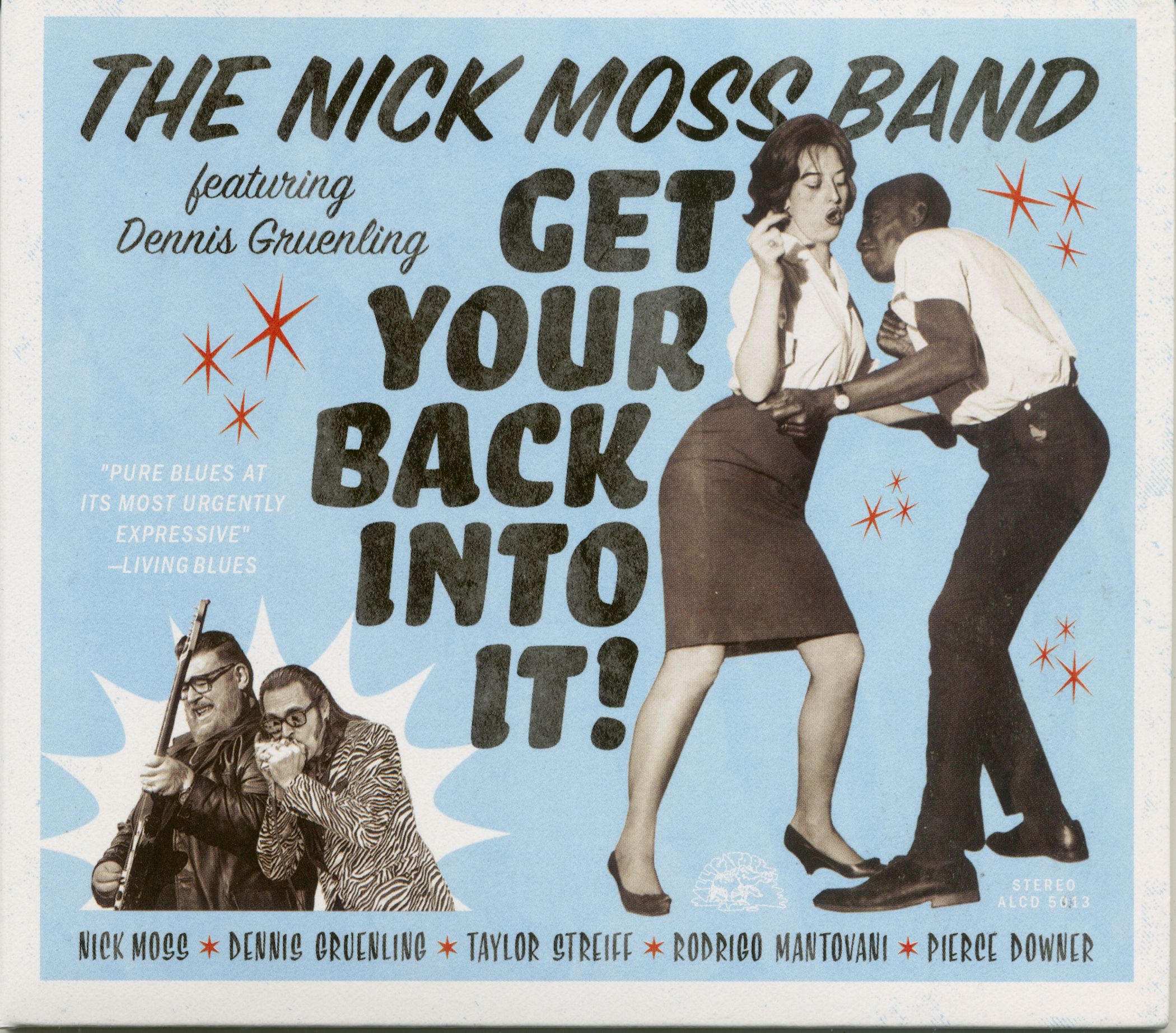 Nick Moss & Dennis Gruenling CD Get Your Back Into It (CD) Bear
