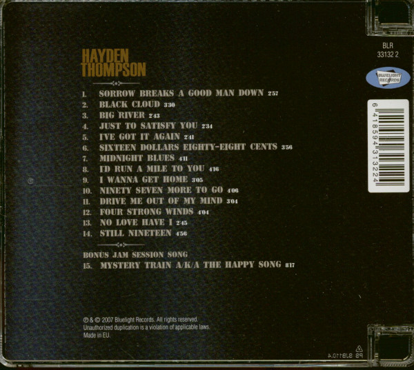 Hayden Thompson (CD)