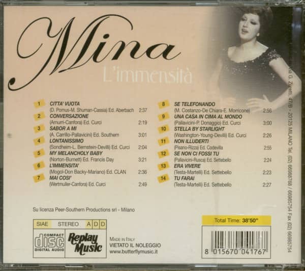 L'Immensitá (CD)
