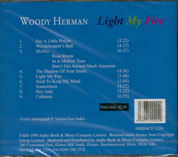 Light My Fire (CD)
