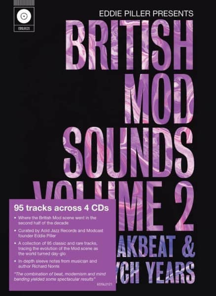 Eddie Piller Presents British Mod Sounds 60s Vol.2 (4-CD)