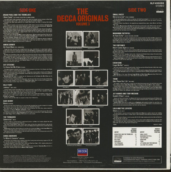 The Decca Originals, Vol.3 (LP)