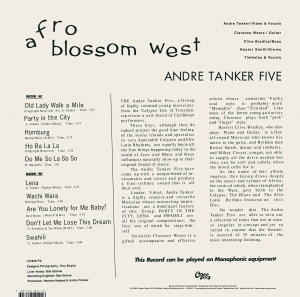 Afro Blossom West (LP, 180g Vinyl)
