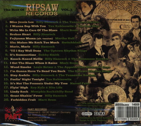 The Best Of Ripsaw Records Vol.3 (CD)
