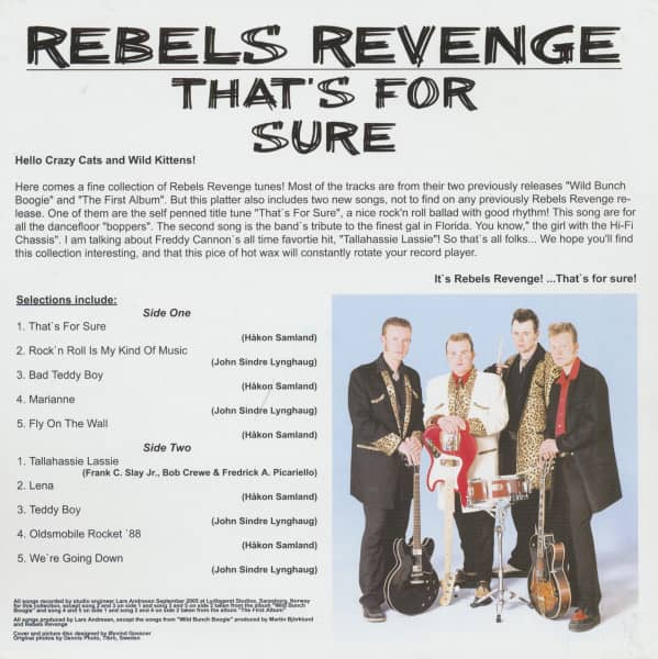 That's For Sure (LP, 10inch, Picture Disc)