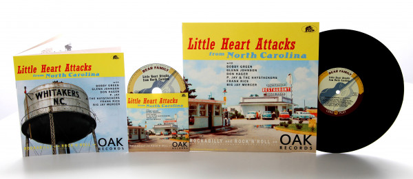 Little Heart Attacks From North Carolina -Rockabilly and Rock 'n' Roll on Oak Records (LP, 10inch & CD, Ltd, 45rpm)
