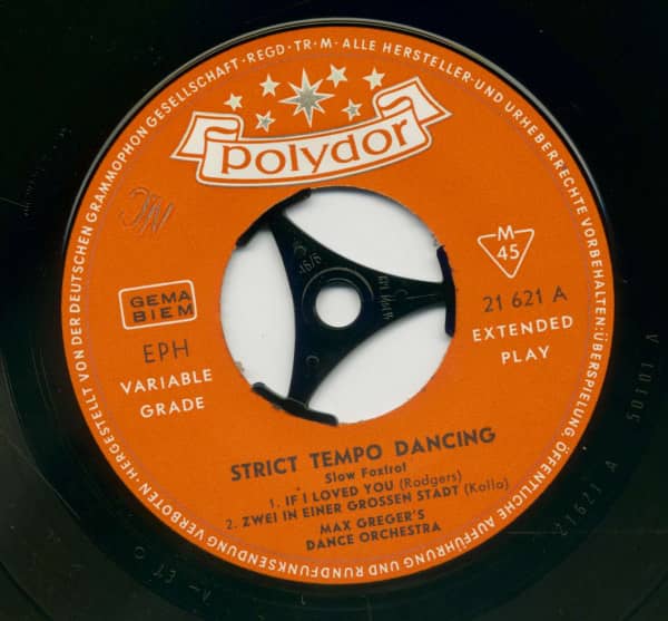 Strict Tempo Dancing- Slow Foxtrot (7inch, 45rpm, EP, PS)