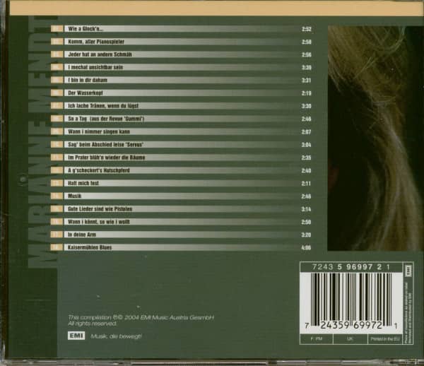 The Very Best Of Marianne Mendt (CD)
