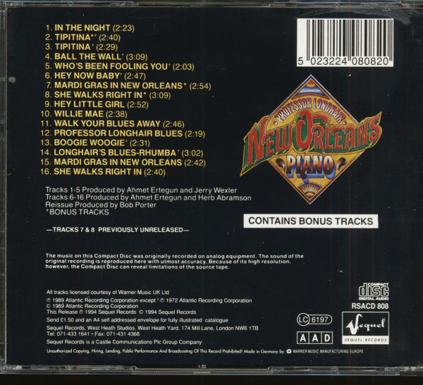 New Orleans Piano (CD)