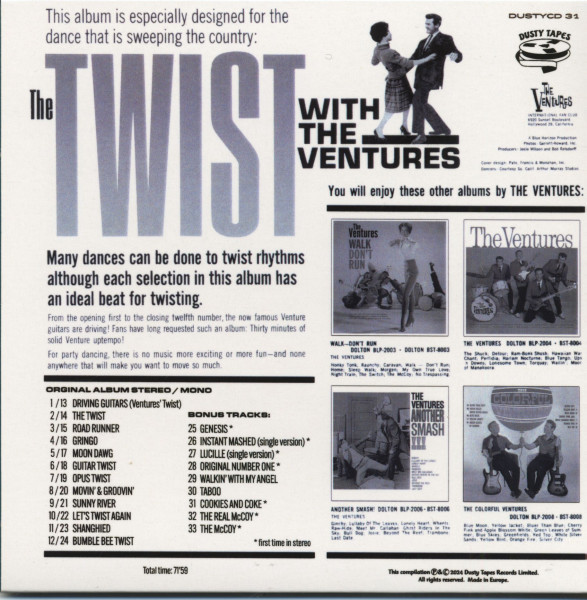 Twist With The Ventures (CD)