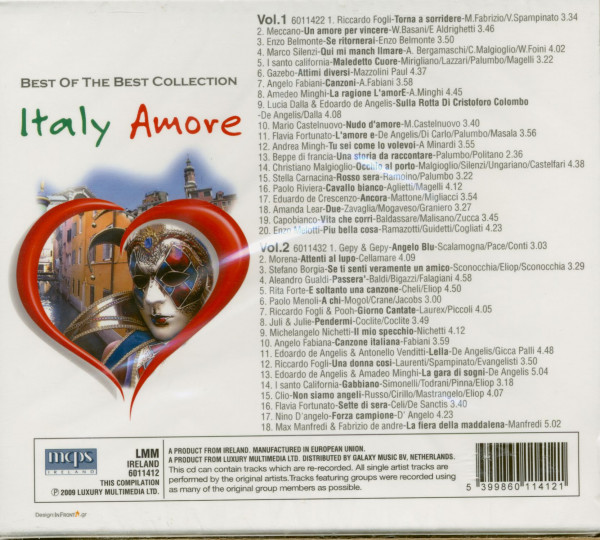 Best Of The Best Collection - Italy Amore (2-CD)