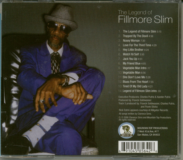 The Legend Of Fillmore Slim (CD)