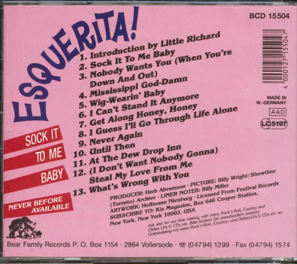 Sock It To Me Baby (CD)