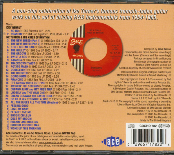 Ike's Instrumentals (CD)