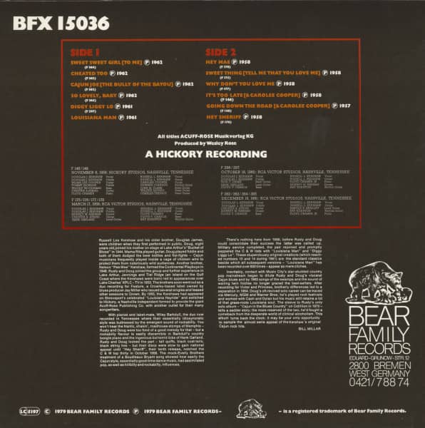 The Cajun Country Rockers - A Milestone In Rock'n'Roll Music Vol.3 (LP)