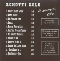 Preview: Schotti Solo - It Sounds Like ... (CD) Preview: Schotti Solo - It Sounds Like ... (CD)