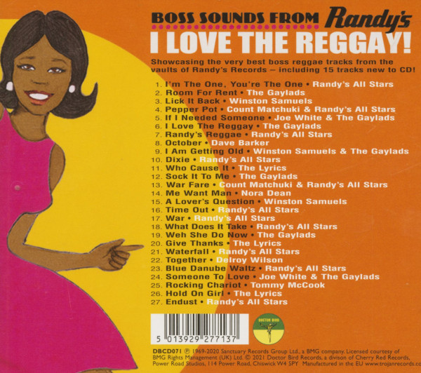 I Love The Reggay! - Boss Sound From Randy's (CD)