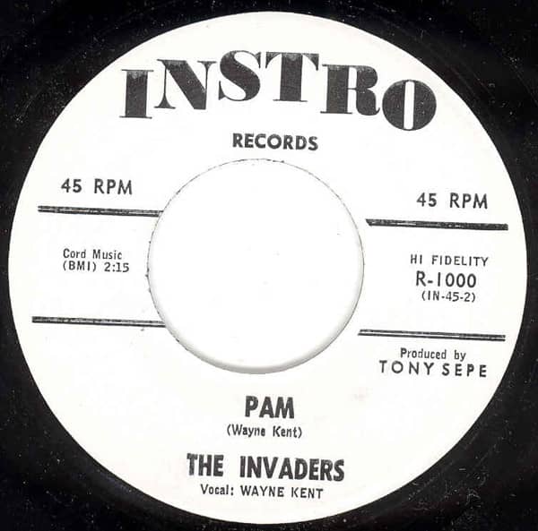 Pam b-w Invasion 7inch, 45rpm