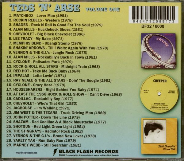 Teds'n'Arse - Rare Revival 1968-85 (CD)