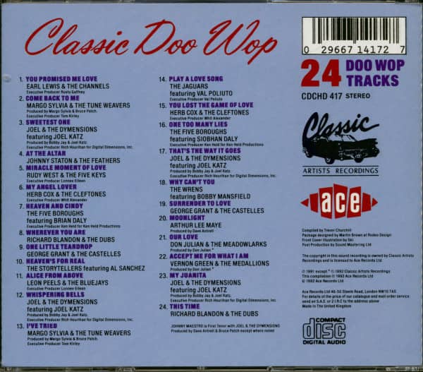 Classic Doo-Wop (CD)