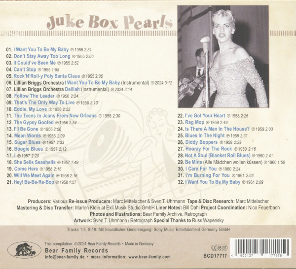 Diddy Boppers - Juke Box Pearls (CD)