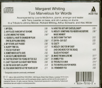 Preview: Too Marvelous for Words (CD) Preview: Too Marvelous for Words (CD)