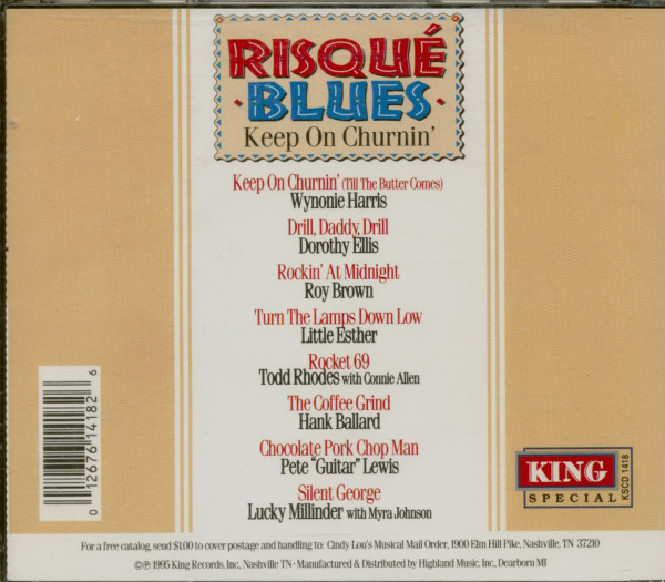 Risqué Blues - Keep On Churnin' (CD)