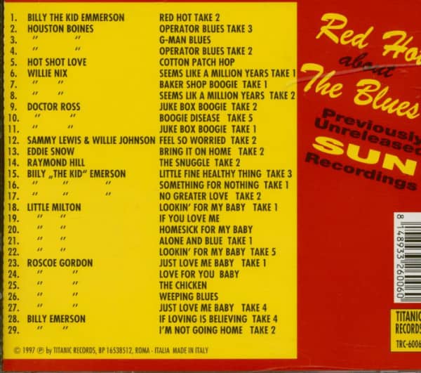 Red Hot About The Blues (CD)