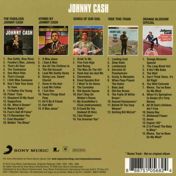 Original Album Classics 1958 -1966 (5-CD)