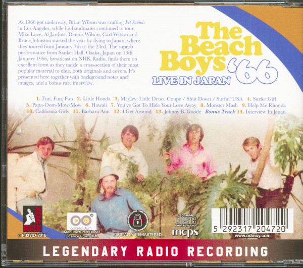 Live In Japan '66 (CD)