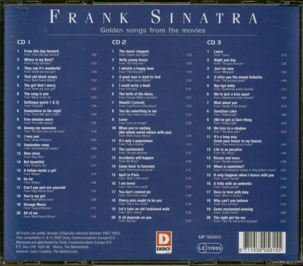Golden Songs From The Movies (3-CD)