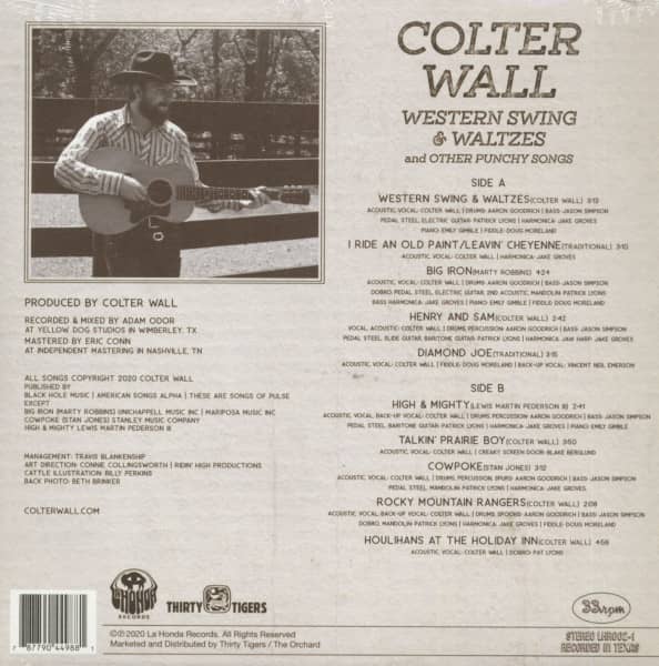 Western Swing & Waltzes And Other Punchy Songs (LP)