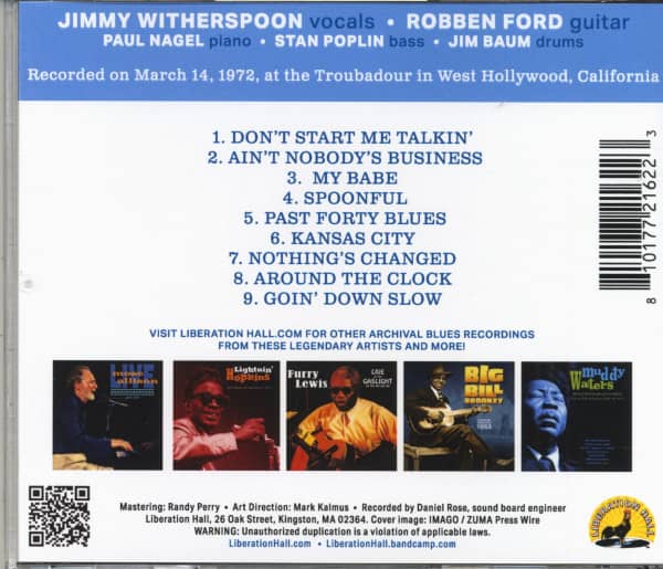Jump Blues Live 1972 (CD)