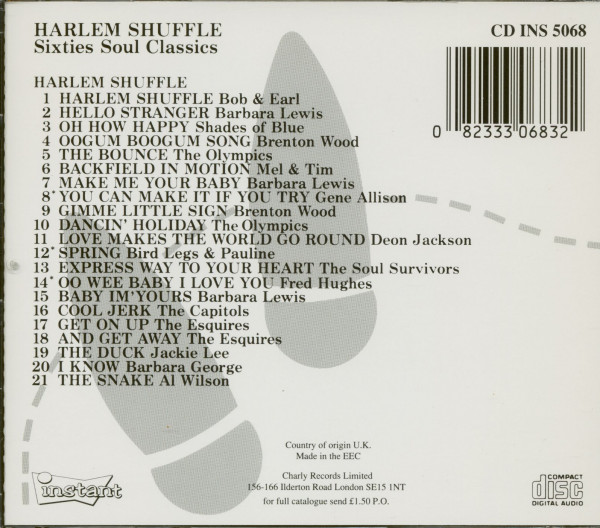 Harlem Shuffle - Sixties Soul Classics (CD)