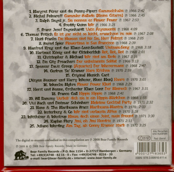Hippies, Hasch und Flower Power (CD)