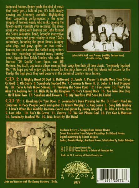 The Legacy Of John And Francis Reedy (2-CD)