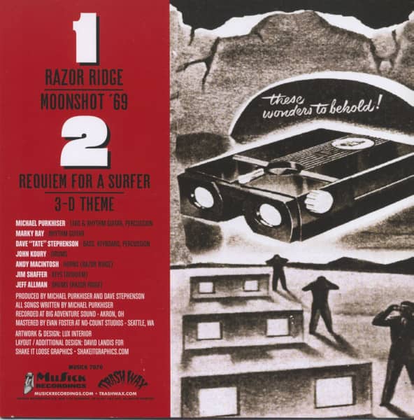 3-D (7inch, colored Vinyl, EP, 33rpm)