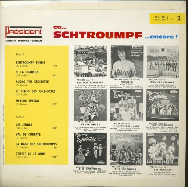 Ca Schtroumpf Encore - Radio Monte Carlo (10inch LP)